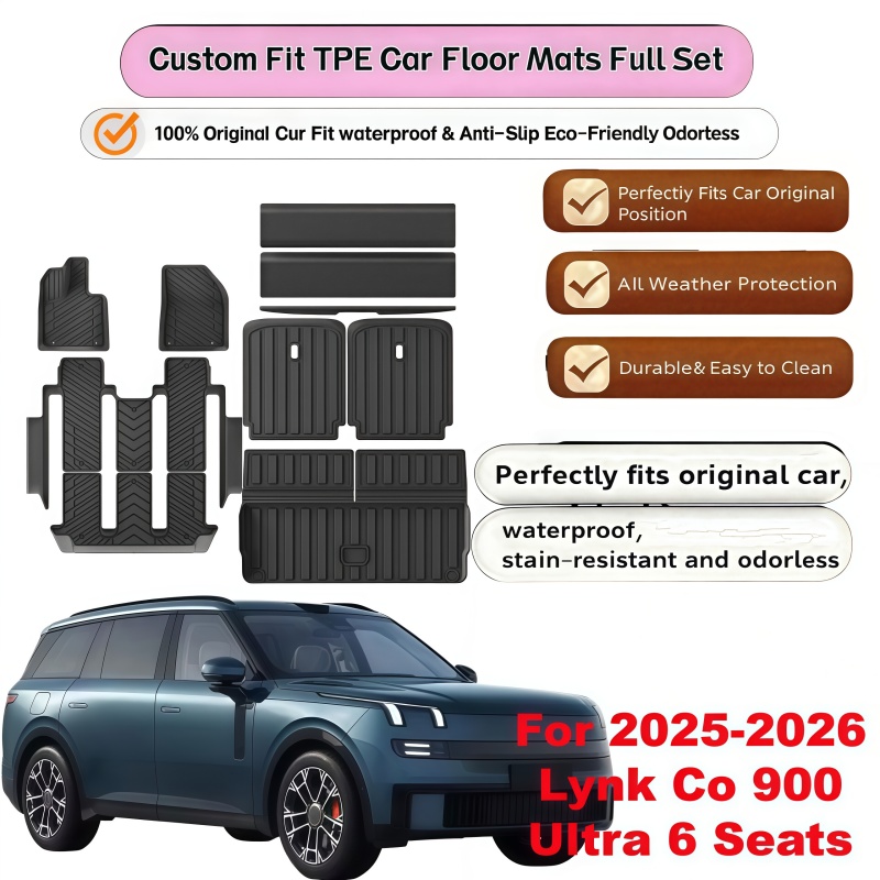 Car Floor Mat Rubber - Dywaniki podłogowe TPE + Mata bagażnika