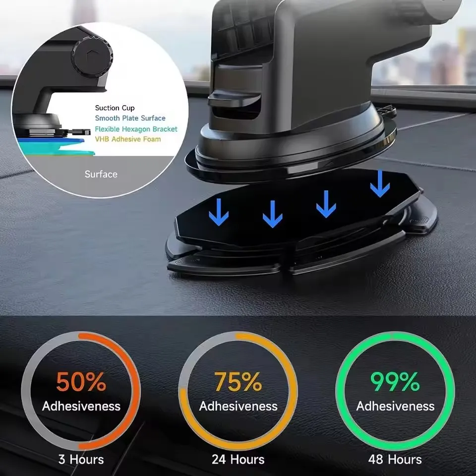 Car Accessories Phone Holder - Elastyczna silikonowa podkładka na deskę rozdzielczą,