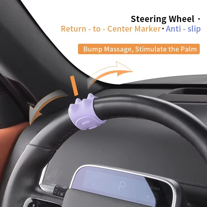 Car Accessories Limassol - Silikonowa opaska masująca na kierownicę z