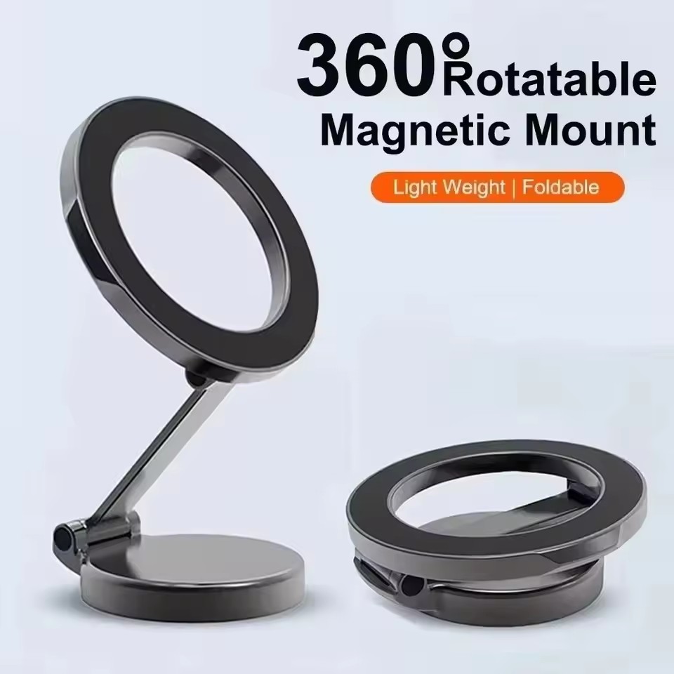 Car Accessories Phone Holder - Składany magnetyczny uchwyt samochodowy na telefon