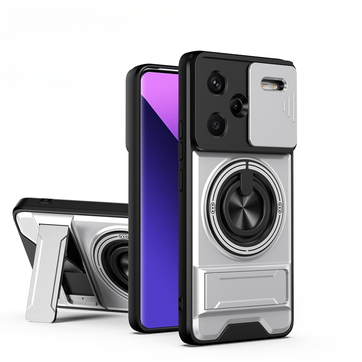 Car Accessories Phone Holder - Etui na telefon z osłoną obiektywu