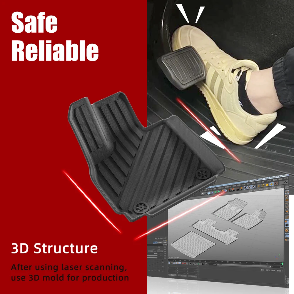 Dywaniki samochodowe 3D TPE do – Car Floor Mat Rubber recenzja i cena