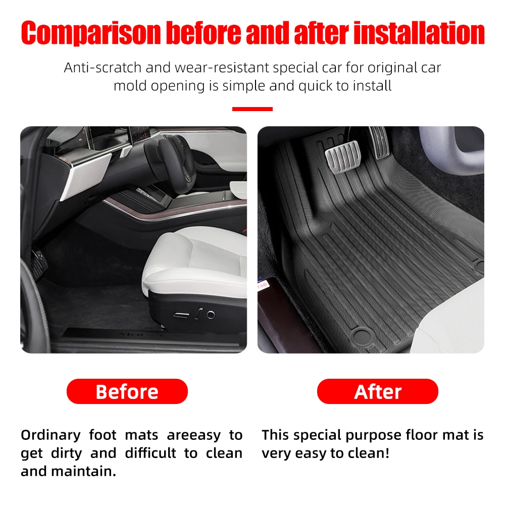 Dywaniki samochodowe 3D TPE do – Car Floor Mat Rubber recenzja i cena
