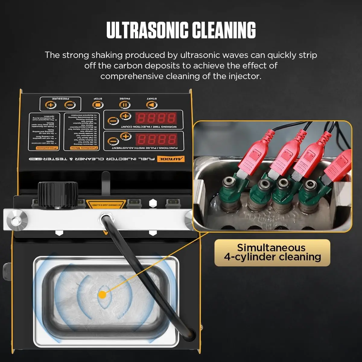Ultradźwiękowy tester i czyści – Fuel Injector Cleaner recenzja i cena