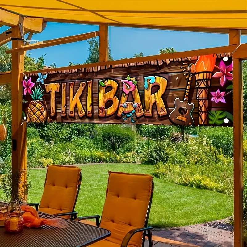 Baner do baru Tiki, tropikalny – Car Accessories Nearby recenzja i cena